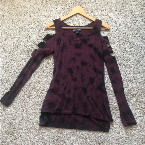 Rock & Republic Sweaters - Rock & Republic | red tye dye top